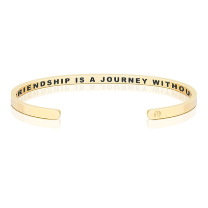 A True Friendship Is A Journey Without An End bracelet - MantraBand