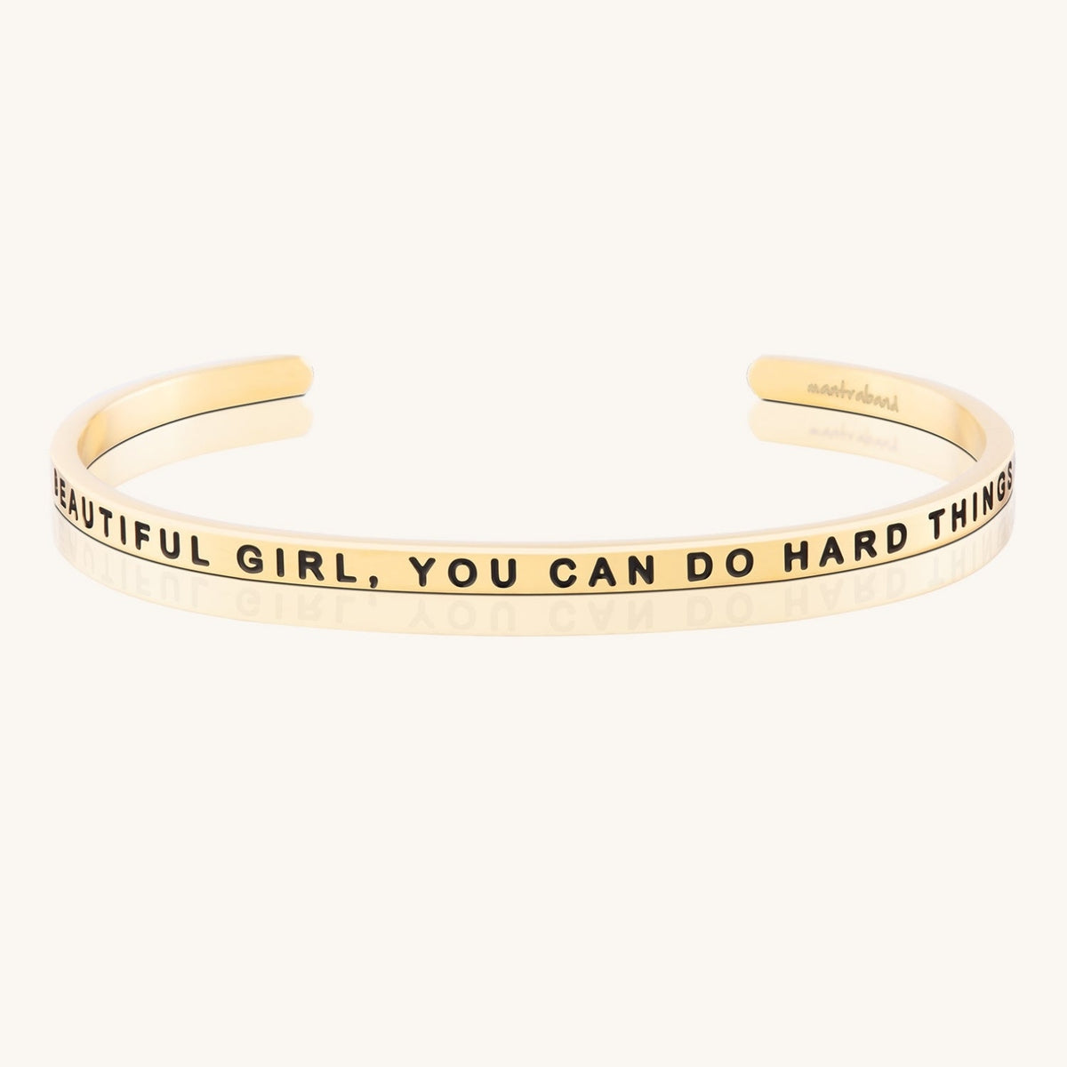 Beautiful girl you can do hard things bracelet sale