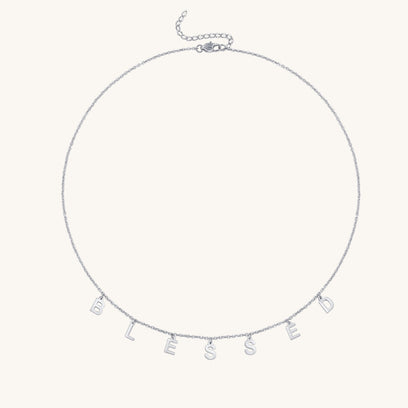 Blessed - Letter Chain necklace