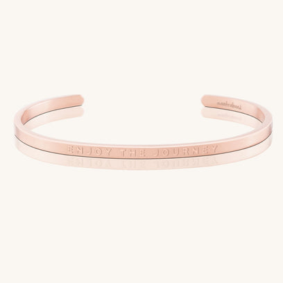 Enjoy The Journey - Whisper Hidden Message Inspirational Mantra Bracelet - MantraBand