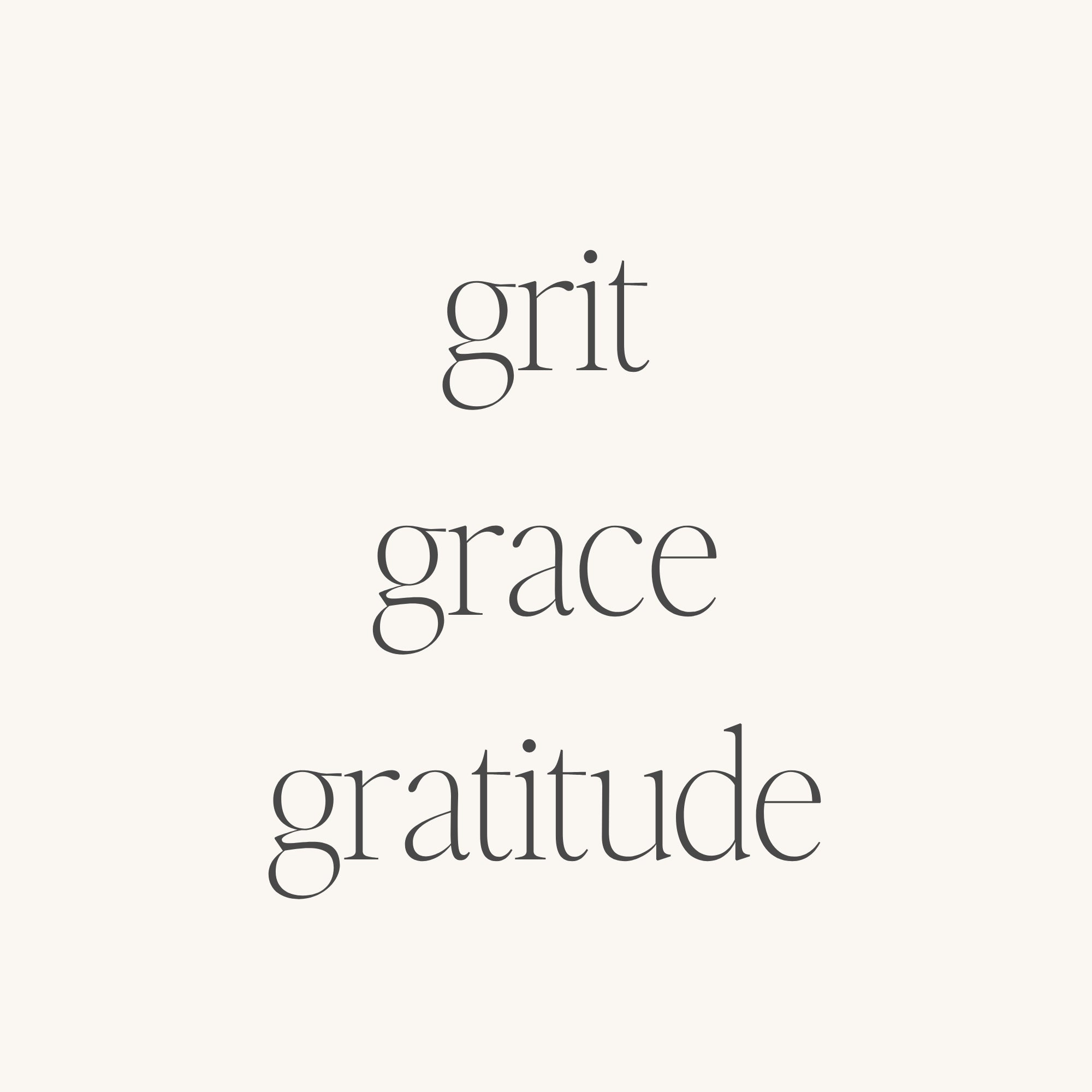 Grit Grace Gratitude bracelet - MantraBand