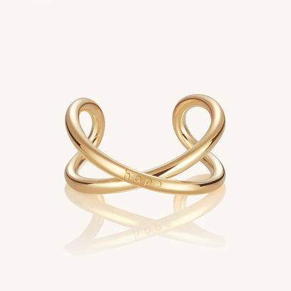 Infinity Adjustable  Ring - Hope - Mantra Brand Jewelry