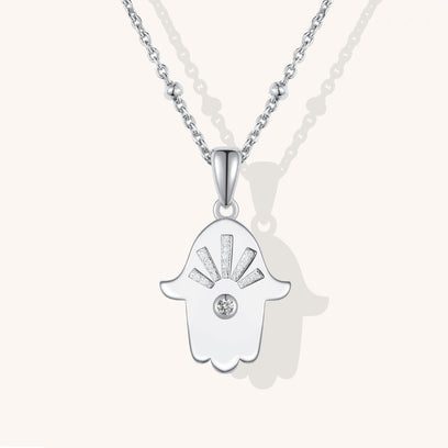 Hamsa Hand of Fatima  Necklace - Mantra Brand Talisman Jewelry
