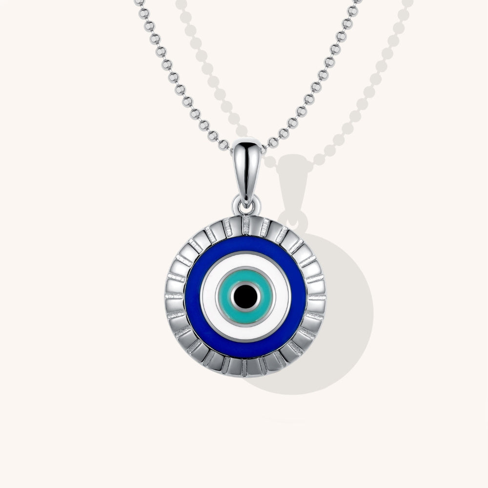 Evil Eye - I Am Supported And Protected - Talisman Necklace, Path