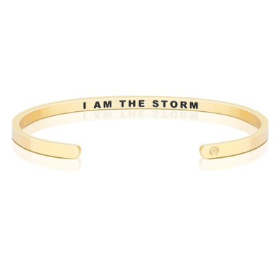 I Am The Storm - Within Hidden Message Inspirational Mantra Bracelet - MantraBand