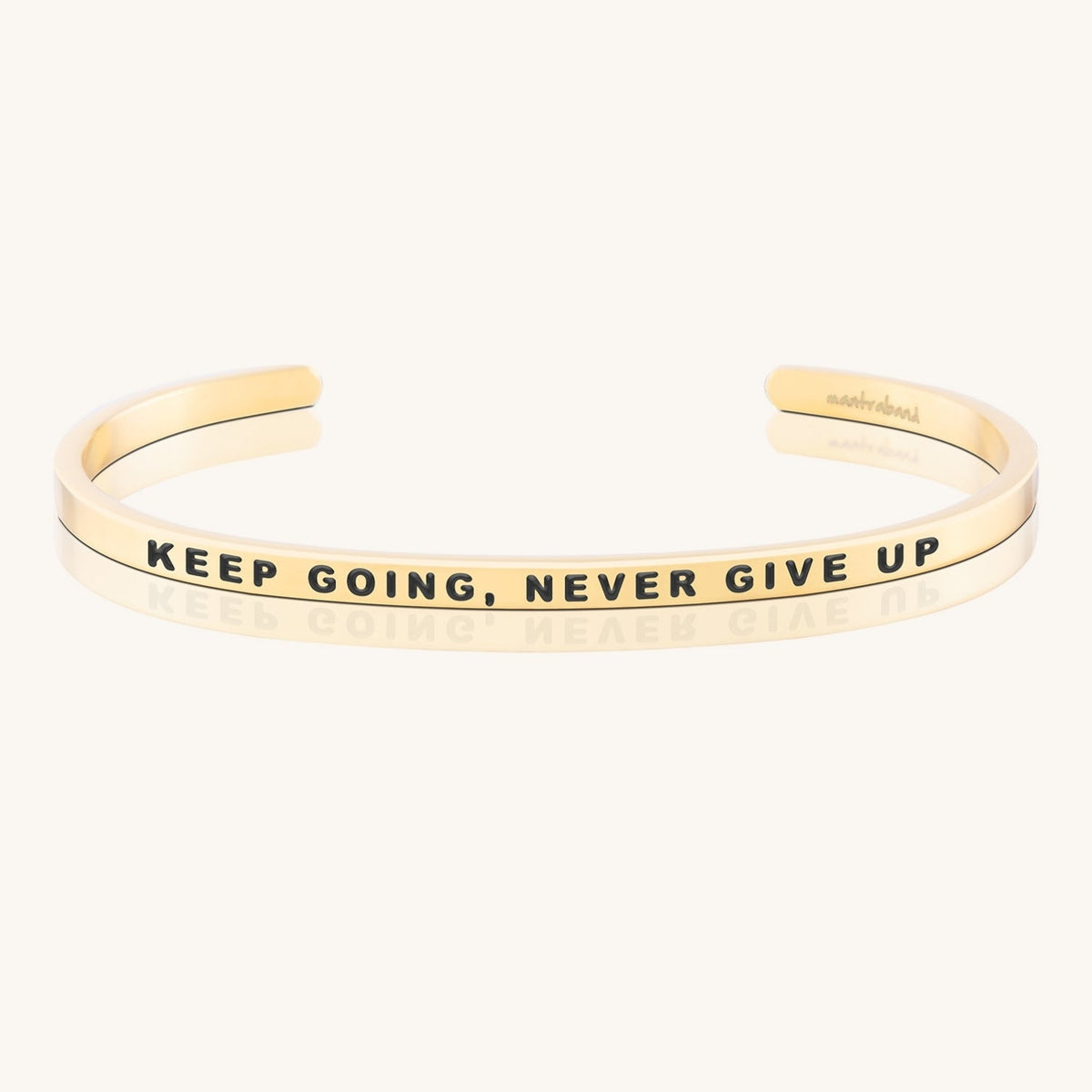 Keep Going, Never Give Up Original MantraBand® Bracelet by