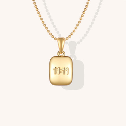 Lucky Number 11:11  Necklace - Mantra Brand Talisman Jewelry