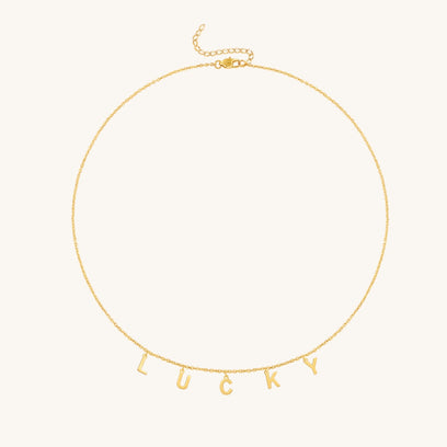 Lucky - Letter Chain necklace