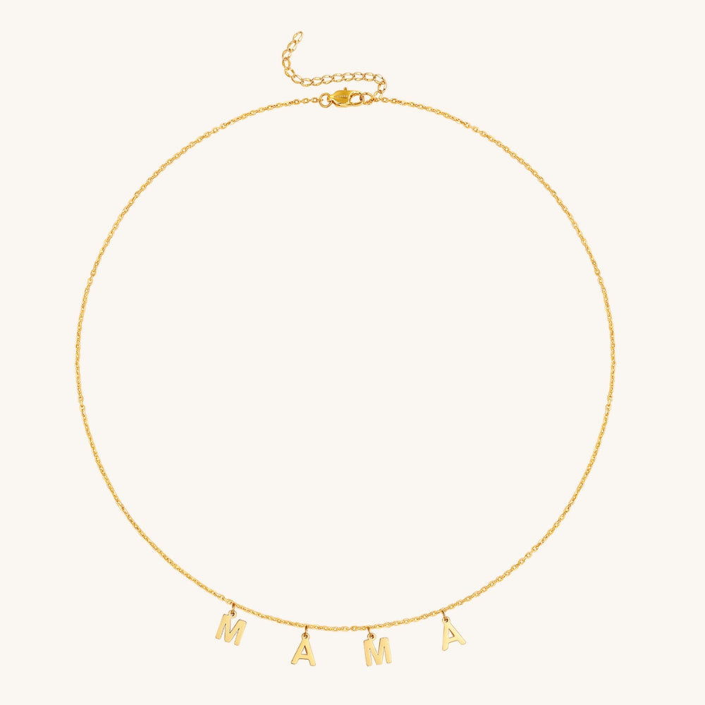 mama-letter-chain-necklace