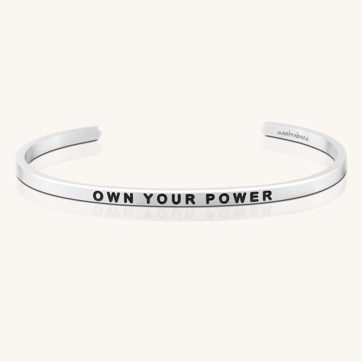 Own Your Power, Know Your Worth Original MantraBand® Bracelet by