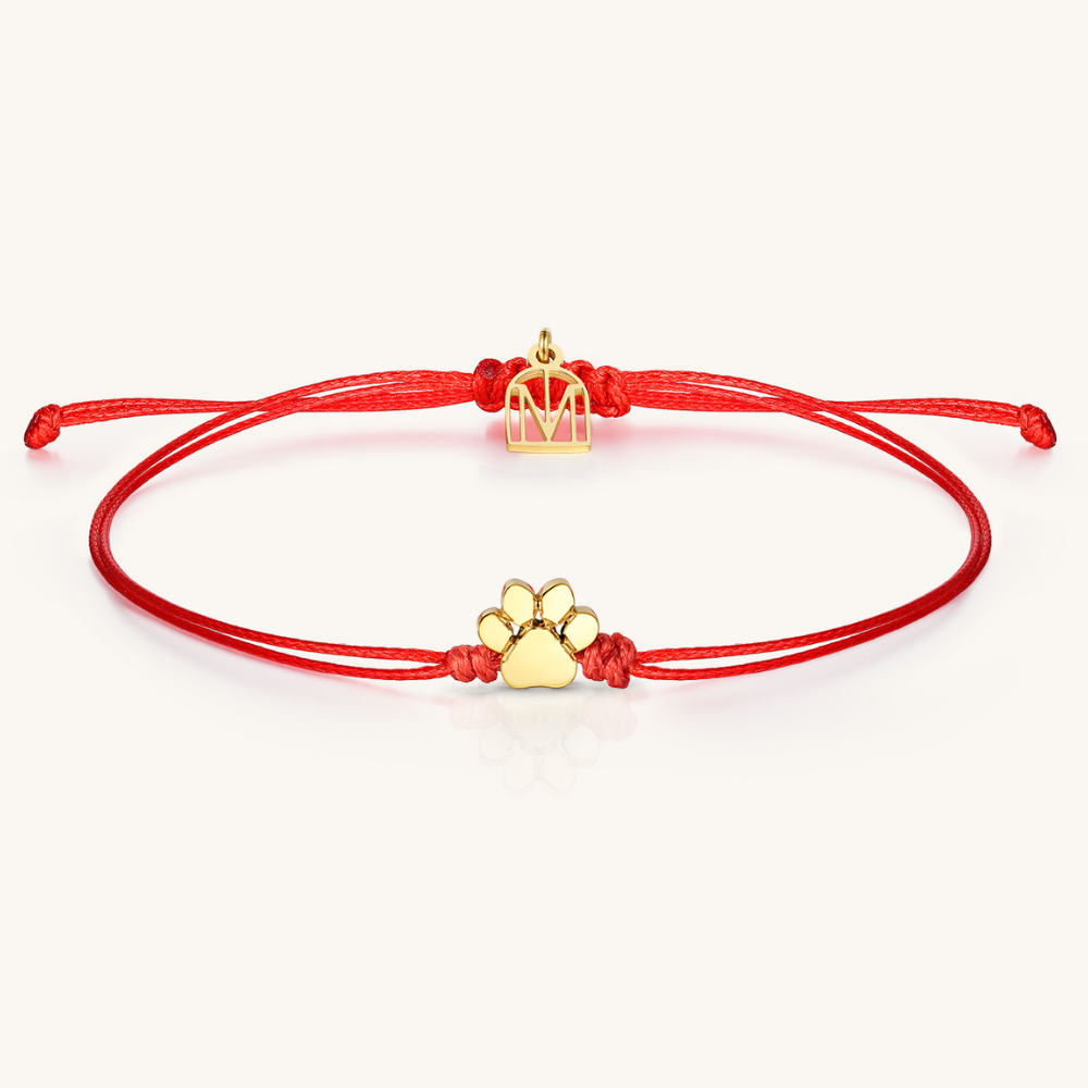 pawprint-string-bracelet