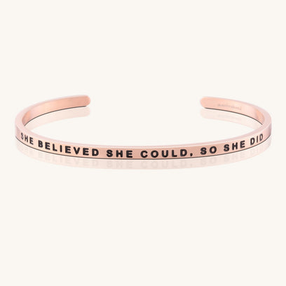 She Believed She Could, So She Did