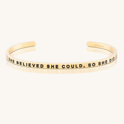 She Believed She Could, So She Did