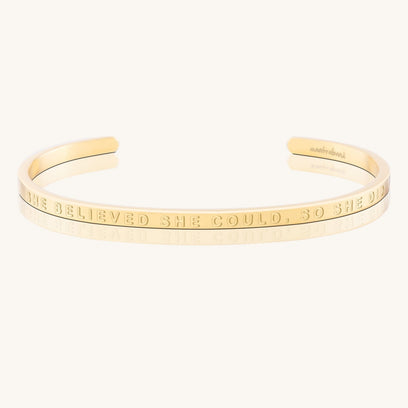 She Believed She Could, So She Did