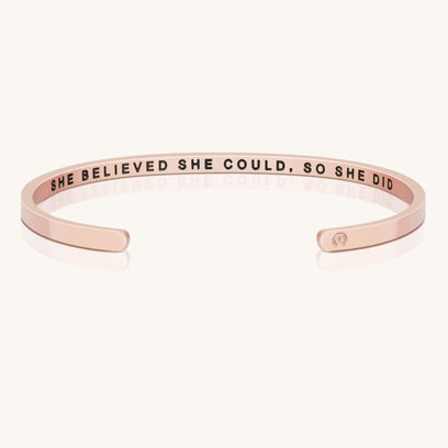 She Believed She Could, So She Did