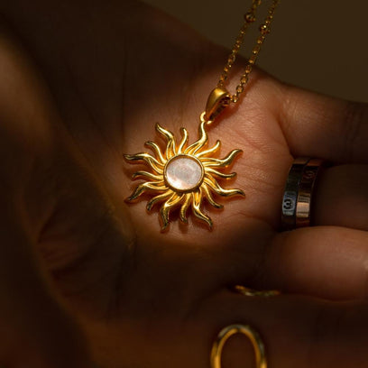 Sun  Necklace - Be The Light - Mantra Brand Talisman Jewelry