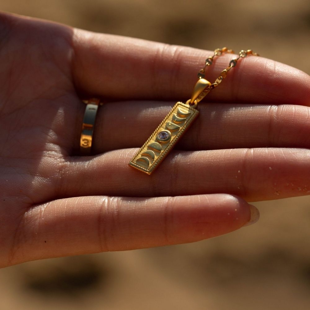 Lunar Moon Phases  Necklace - Mantra Brand Talisman Jewelry