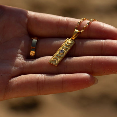 Lunar Moon Phases  Necklace - Mantra Brand Talisman Jewelry