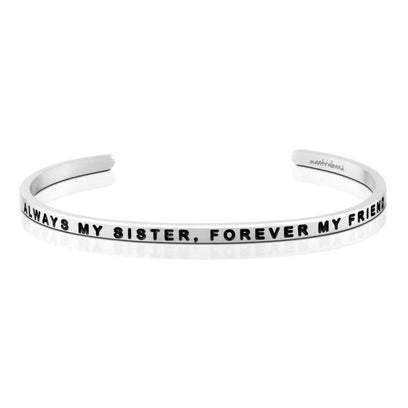 Always My Sister, Forever My Friend bracelet - MantraBand
