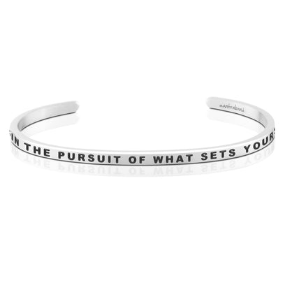 Be Fearless In The Pursuit Of What Sets Your Soul On Fire bracelet - MantraBand