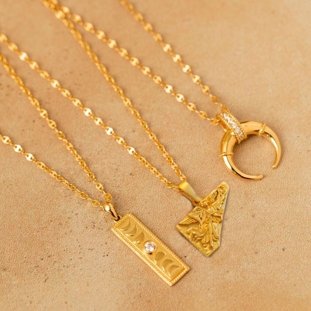 Lunar Moon Phases  Necklace - Mantra Brand Talisman Jewelry