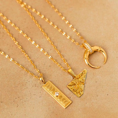 Lunar Moon Phases  Necklace - Mantra Brand Talisman Jewelry