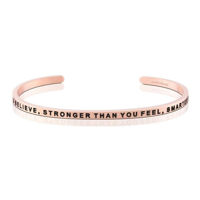 Braver, Stronger, Smarter bracelet - MantraBand