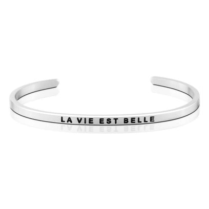 La Vie Est Belle bracelet - MantraBand