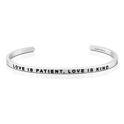 Love is Patient, Love is Kind bracelet - MantraBand