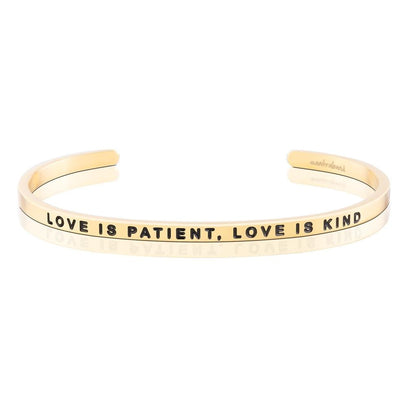 Love is Patient, Love is Kind bracelet - MantraBand