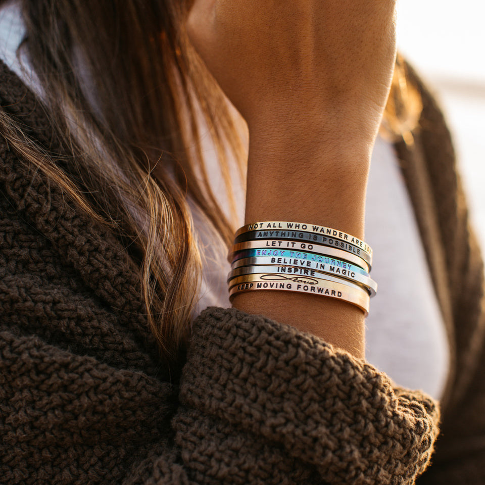 She Believed She Could, So She Did bracelet - MantraBand