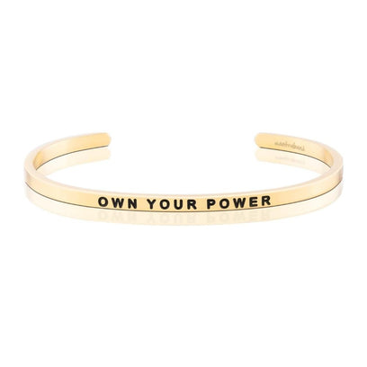Own Your Power, Know Your Worth bracelet - MantraBand