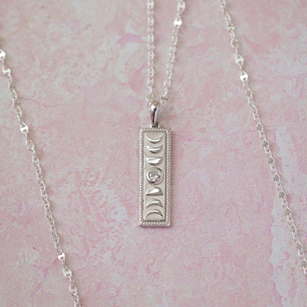 Lunar Moon Phases  Necklace - Mantra Brand Talisman Jewelry