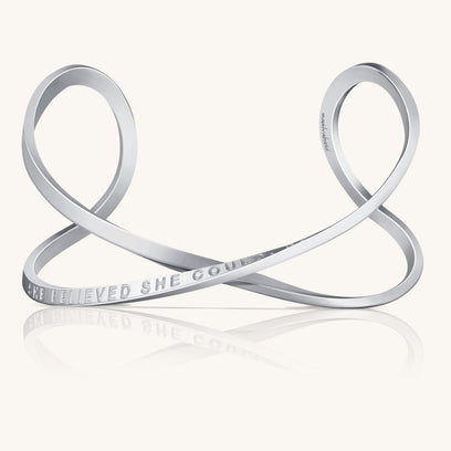 She Believed She Could So She Did - Infinity Mantra Bracelet - MantraBand