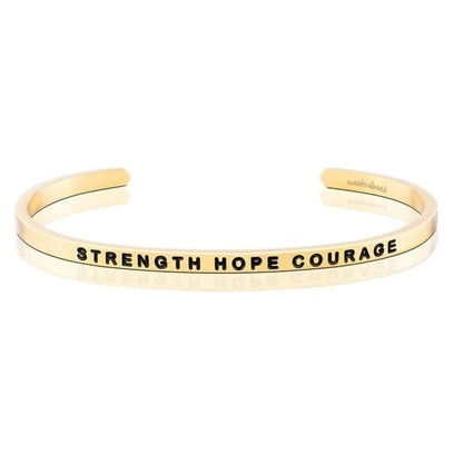 Strength Hope Courage bracelet - MantraBand