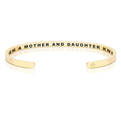 The Love Between A Mother And Daughter Knows No Distance - Within Hidden Message Inspirational Mantra Bracelet - MantraBand