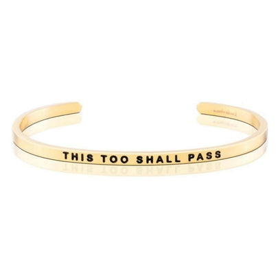 This Too Shall Pass bracelet - MantraBand