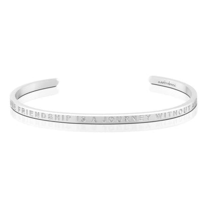 A True Friendship Is A Journey Without An End bracelet - MantraBand