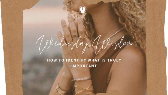 Things That Define You: How to Identify What is Truly Important