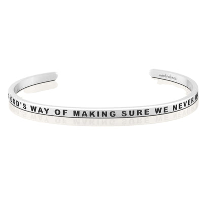 A Sister Is God’s Way Of Making Sure We Never Walk Alone bracelet - MantraBand