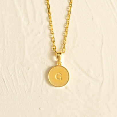 Silver G Letter Necklace | Royal Chain Group