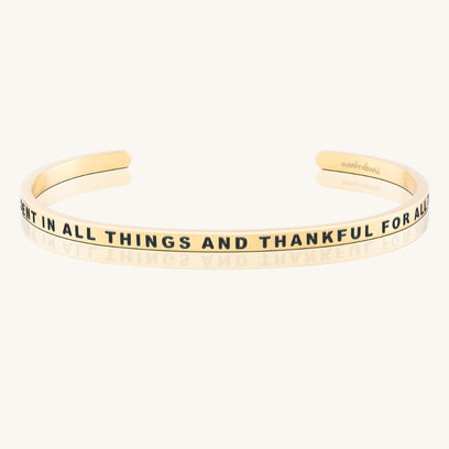 Be Present In All Things And Thankful For All Things