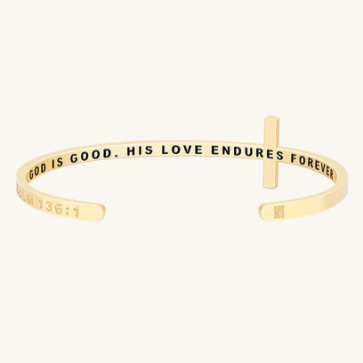 God Is Good. His Love Endures Forever