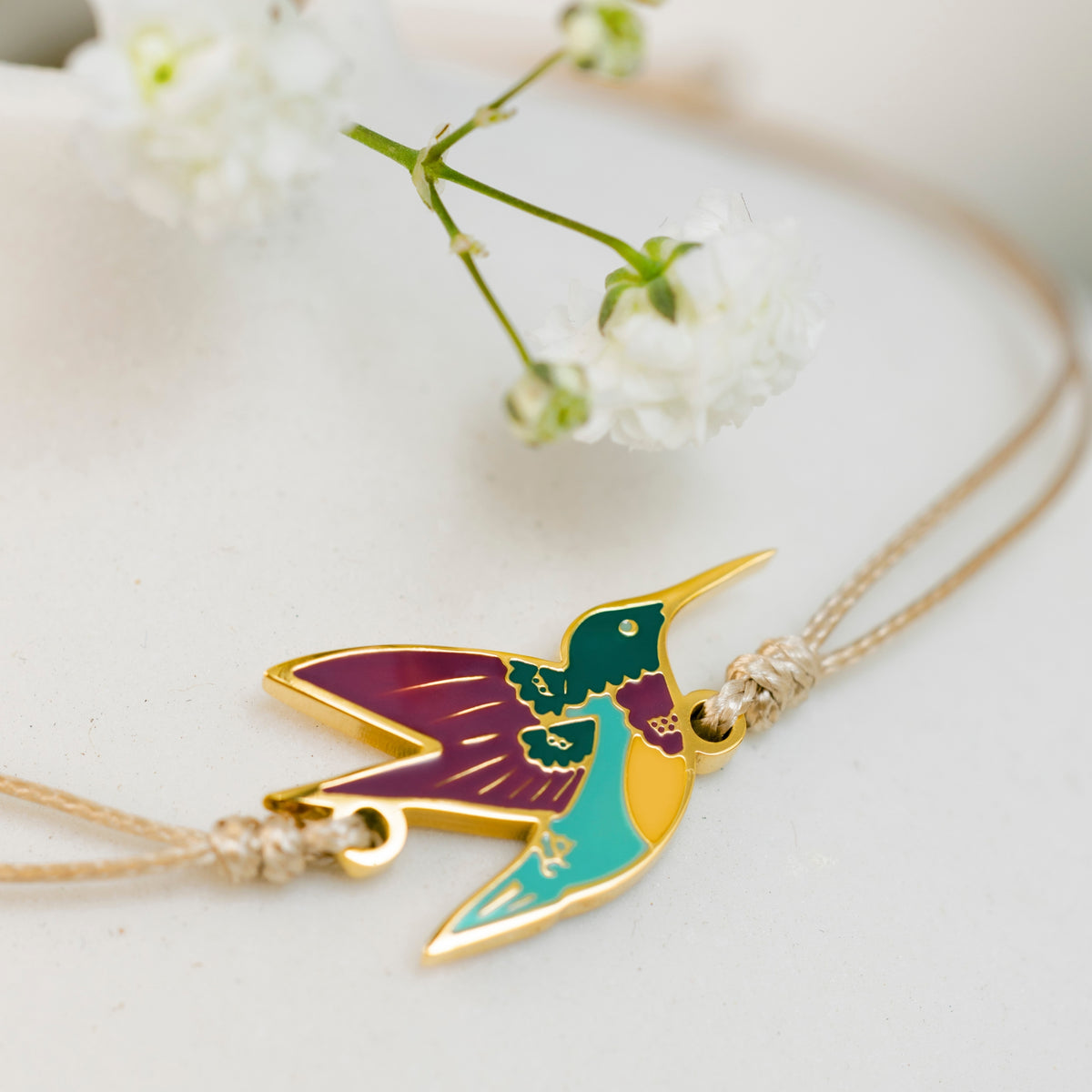 Hummingbird Thread Bracelet – Be Present Reminder | Mantra® Jewelry