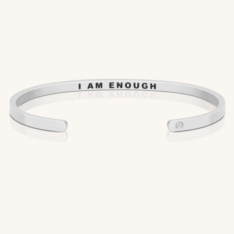 Stainless Steel Mantra Bracelet, I Am Enough Stainless Steel Mantra Bracelet, I Am Enough