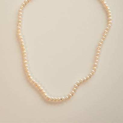 I Am Whole - Pearl Necklace Chain - Mantra Brand Jewelry