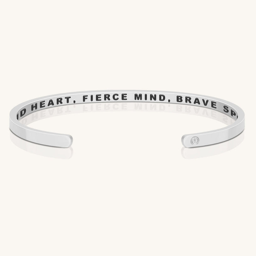 Kind Heart, Fierce Mind, Brave Spirit Bracelet – Mantra® by
