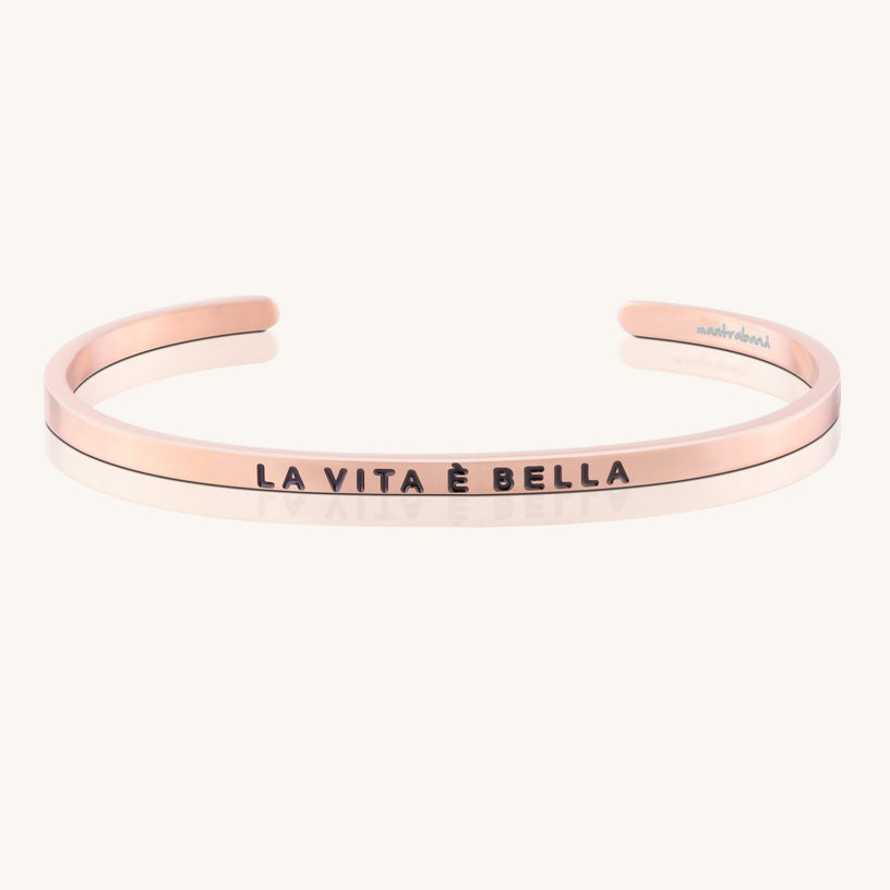 La Vita E Bella Bracelet Mantra by MantraBand