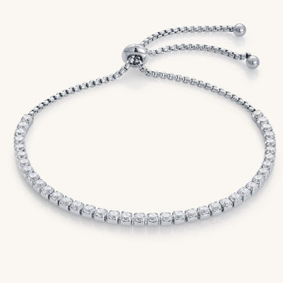 Let Your Light Shine - adjustable no slip tennis bracelet - Mantra Brand Jewelry