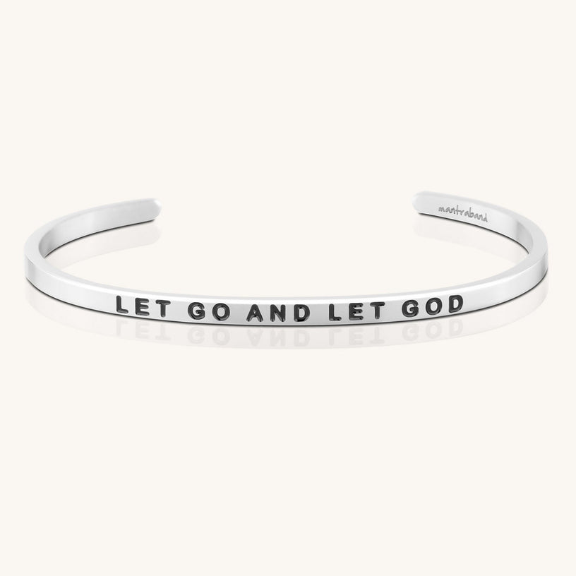 Stainless Steel Mantra Bracelet, Let It Go Stainless Steel Mantra Bracelet, Let It Go
